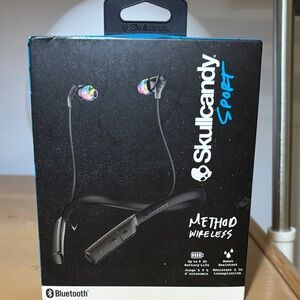 Skullcandy Sport Method Wireless Earbuds - Black with Multicolor Accents